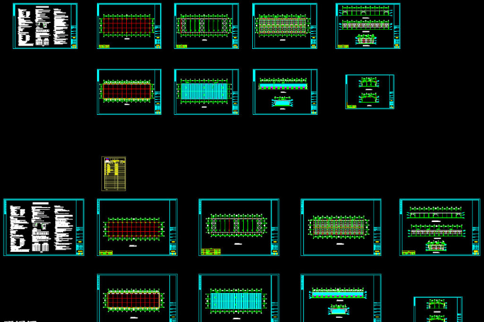 陇南钢结构厂房图纸