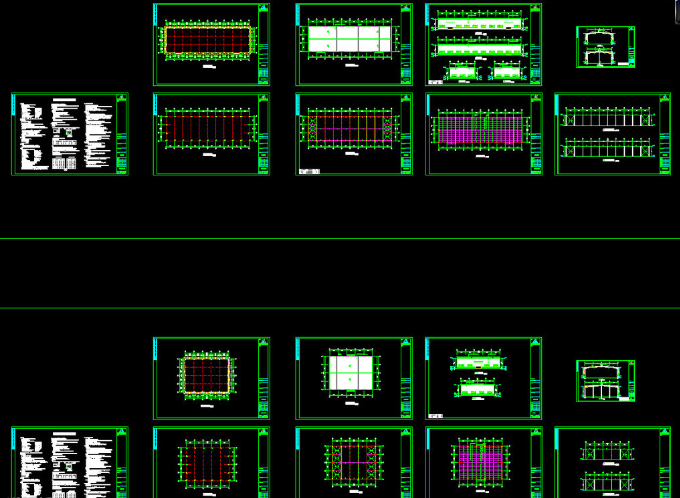 陇南钢结构厂房图纸