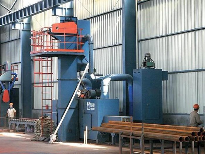 陇南网架杆件拋丸