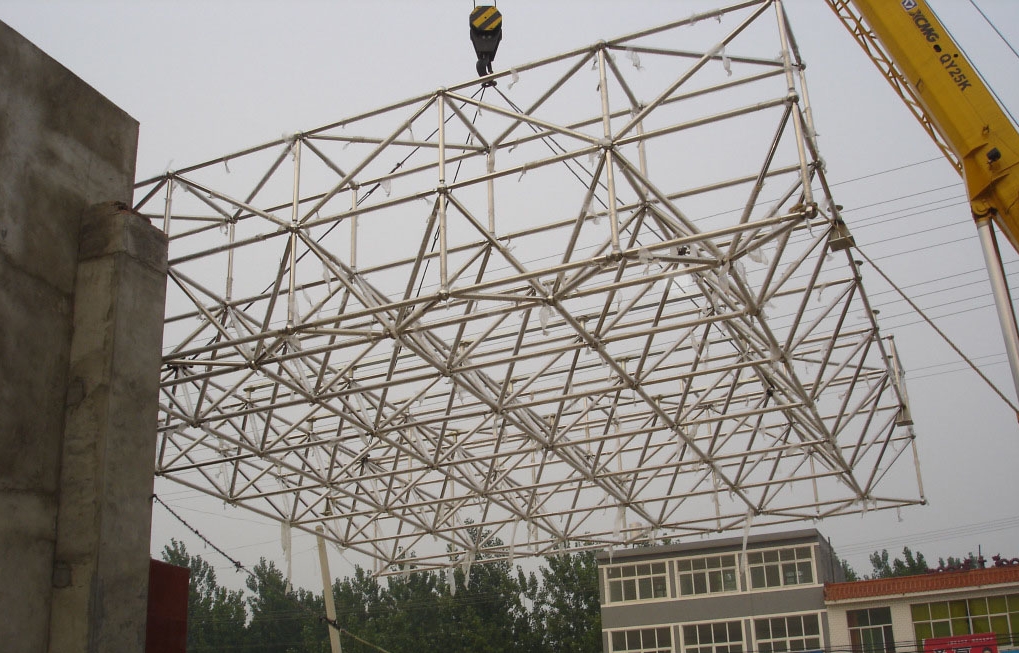 陇南不锈钢门头网架安装