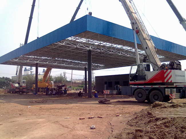 陇南加气站网架工程